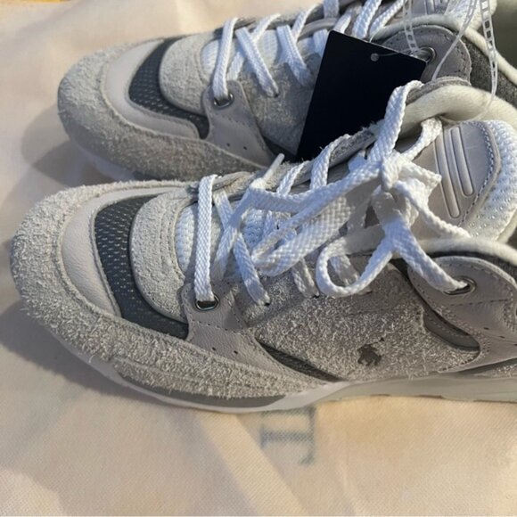 POLO RALPH LAUREN SUEDE LEATHER Blend Trackster 200 Sneakers Hairy Size US 11 - Picture 7 of 13